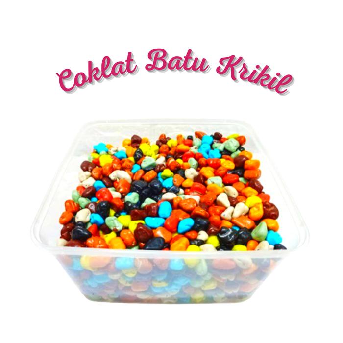 

COKLAT Batu KRIKIL PREMIUM 500gr - COKLAT BATU Toples Chocolate Cokelat Food