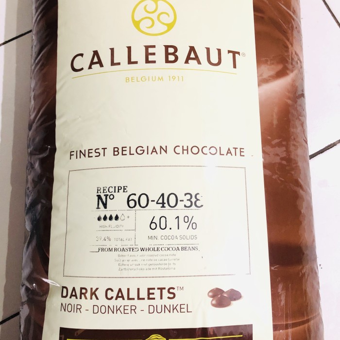 

Chocolate Couverture Callebaut 60% 100 gram