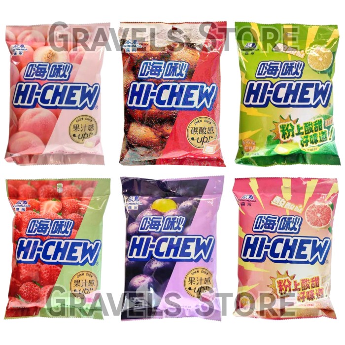 

[118gr] Morinaga Hi-Chew Chewy Candy / Hi Chew Soft Candy - Permen Lunak Jepang