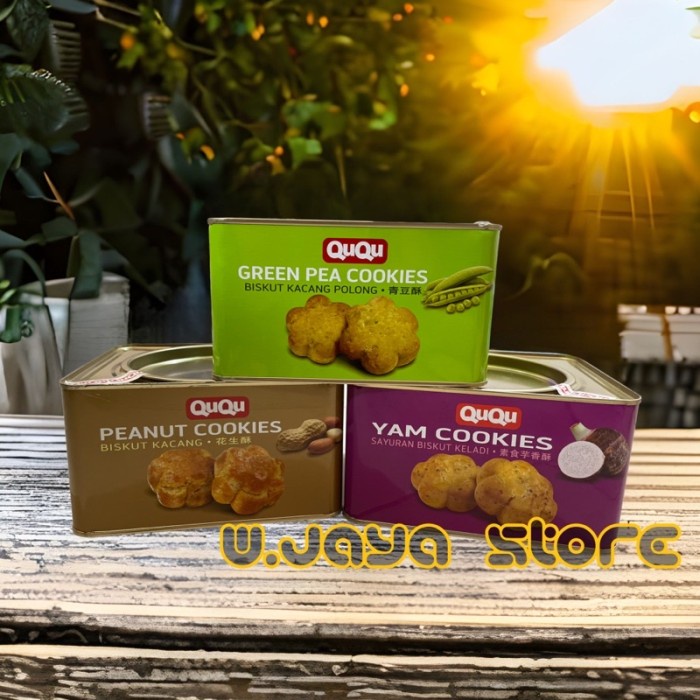 

Ququ Green Pea Yam Peanut Cookies 700g