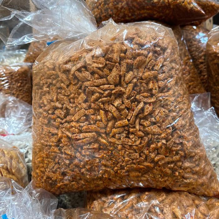 

Paket usaha 5kg basreng bumbu daun jeruk cemilan basreng
