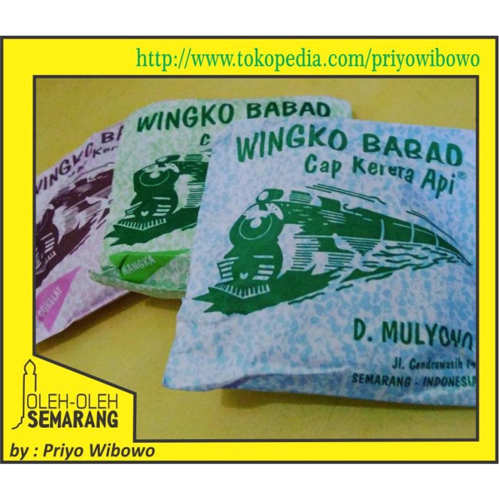 

wingko babat asli cap kereta api D Mulyono Semarang Rasa Campur