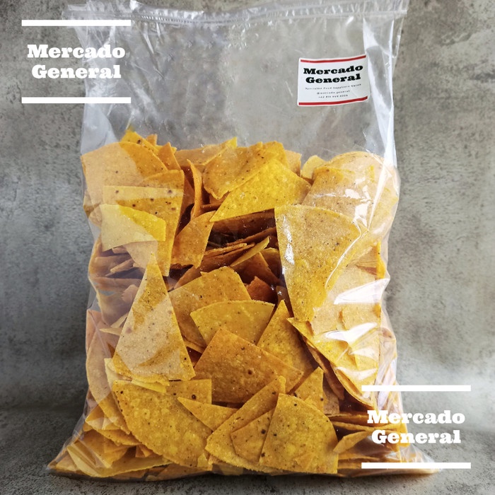 Fried Yellow Corn Tortilla Chips (Nachos) - 1 kg