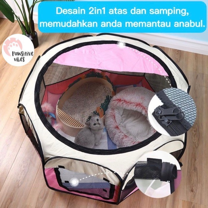 Promo Kandang Lipat Portable - Kandang Kucing Besar- Rumah Kucing Untuk Mel Berkualitas