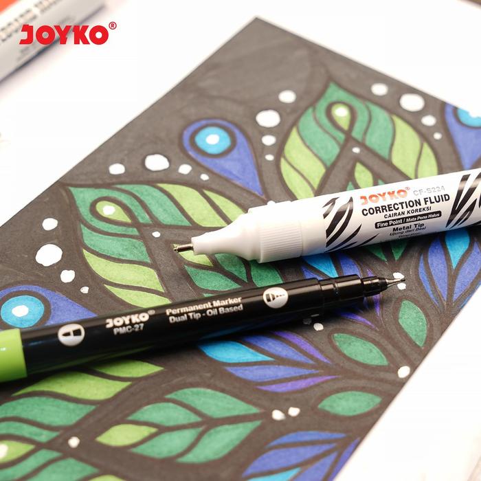 

NOKIDA TIP X PEN FLUID JOYKO CF-S224/24 PCS / BALLPOINT PULPEN CORRECTION TAPE EX CAIR 1 LUSIN