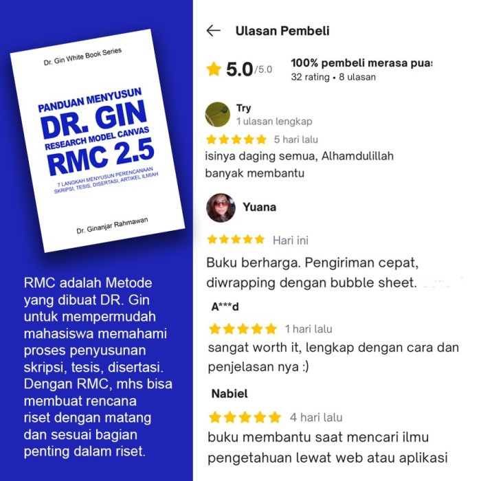 

Promo Buku + Video Rmc 2.5 & Video Chat Gpt Tbk