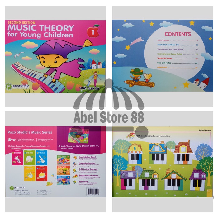 

Promo Music Theory For Young Children Book 1/2/3/4 Ying Ng Buku Teori Musik Anak Pra Sekolah Sd