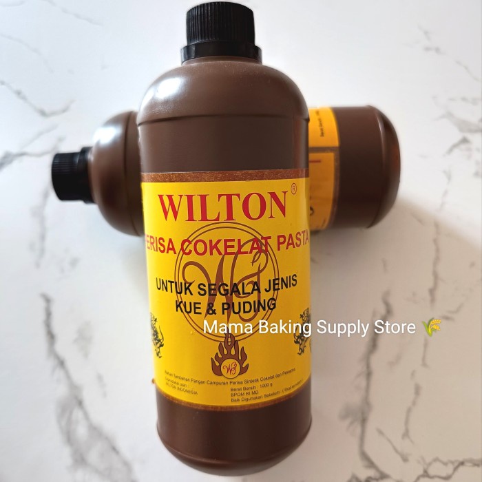 

SALE TERHOTT WILTON CHOCOLATE PASTE PASTA PERISA COKLAT KUE CAKE PUDING 1 KG READYY