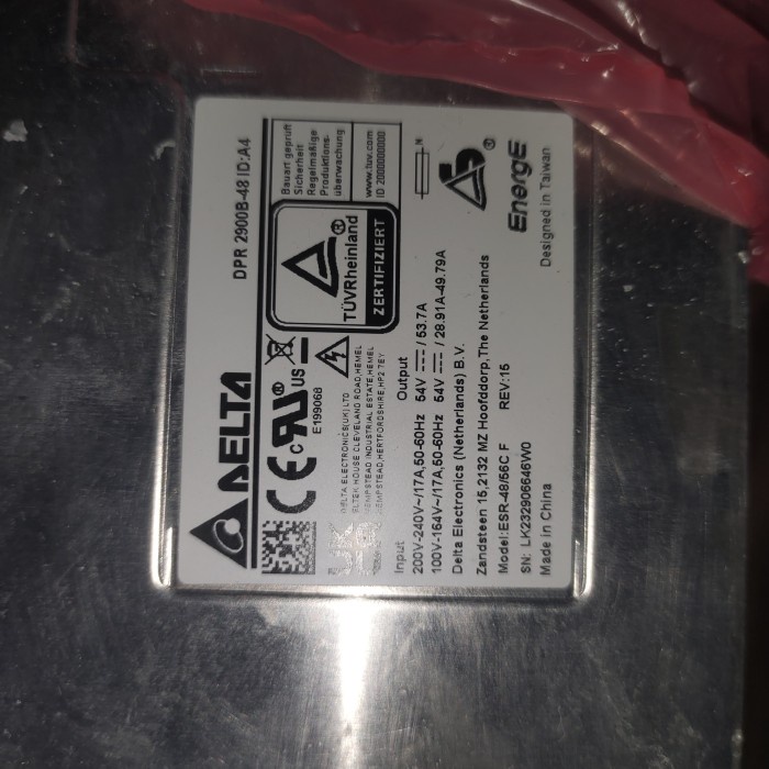 SALE PROMO POWER SUPPLY DELTA 48V ESR-48/56B F DPR 2900B-48 RECTIFIERUNIT BARANG BARU NEW ( KARDUS)