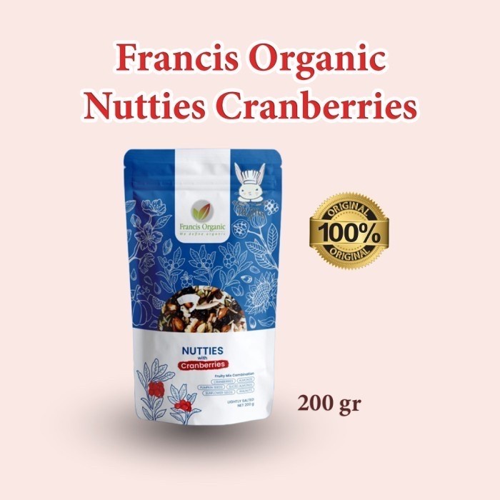 

Francis Organic Nutties With Cranberry Mix 200gr