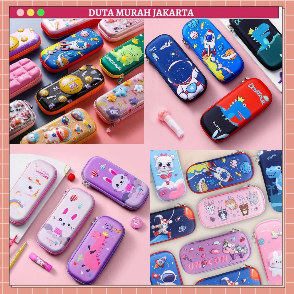 

NEW KOTAK PENSIL TIMBUL CASE /TEMPAT PENSIL BOX KARAKTER MURAH BERKUALITAS DMJ GOOD PRODUK SIAP