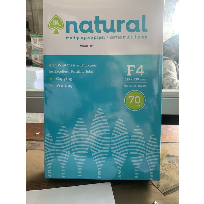 

(BestSeller) HVS 70 gram Natural F4