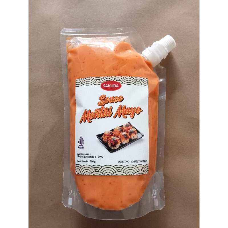 

Sauce Mentai Mayo/FULL TOBIKO/ 500 Grm