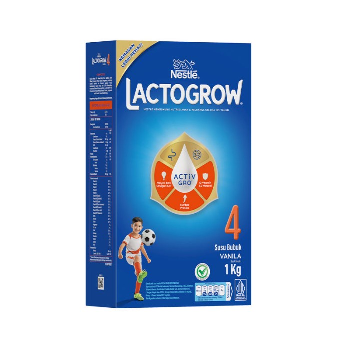 

(BestSeller) Lactogrow 4 Madu/Vanila 1 kg/toko.karisma