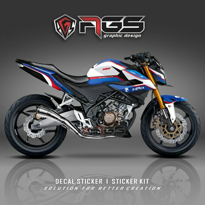 DECAL STIKER CB150R BMW HP4 FULL BODY - STIKER CB150R - STIKER RACING