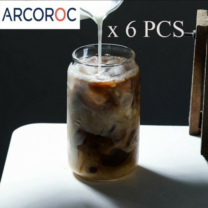 Grosir 1 Set 6 Pcs Arcoroc Beer Glass/Beer Can Glass/Coffee Glass/Can Glass