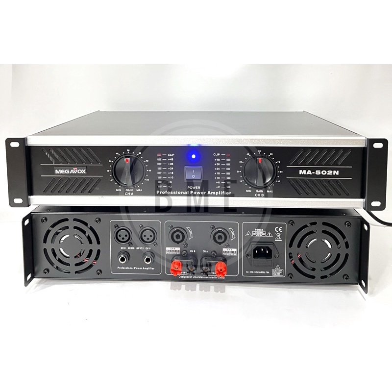 POWER AMPLIFIER MEGAVOX MA 502 POWER AMPLI MEGAVOX MA502 ORIGINAL