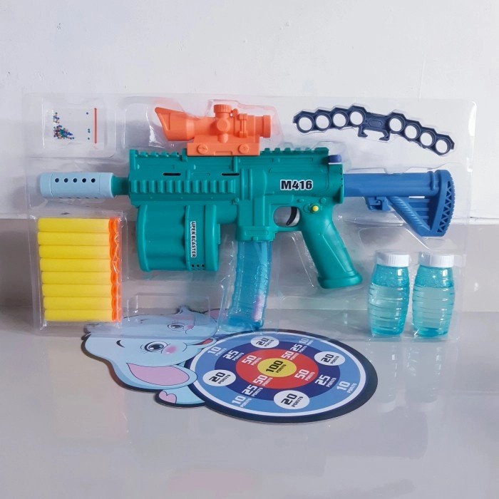 Playful Minds - Mainan Tembakan Peluru Water Gel Dan Busa Pistol Senapan Anak Edukatif