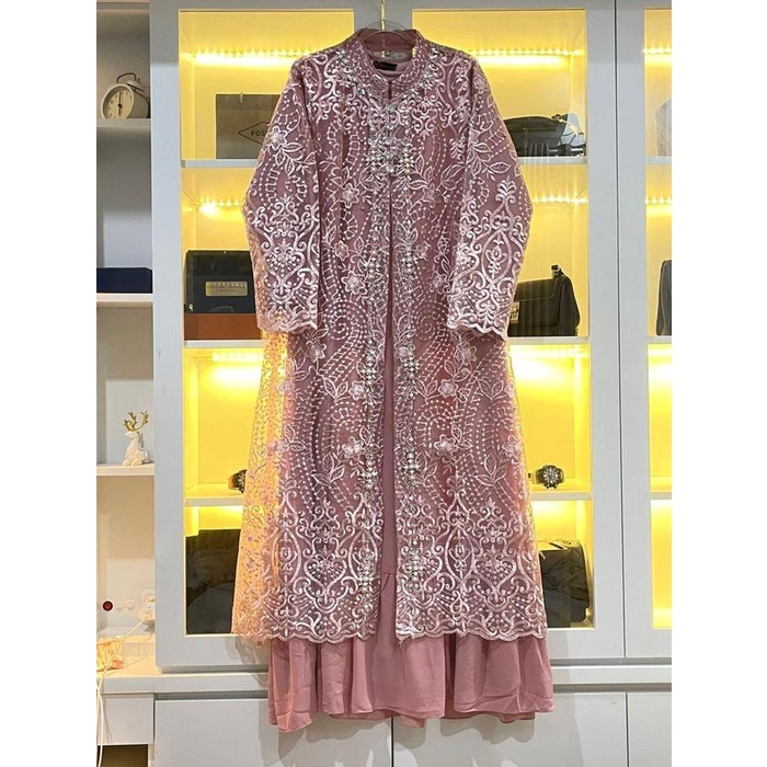 Hot Sale Gamis Andari / Gamis Pesta / Gamis Modern / Gamis Terbaru Gamis Alika Design 2025 Readyy