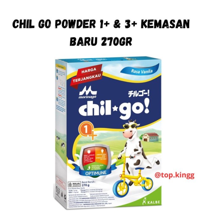 

(BestSeller) Chil Go Susu Bubuk Morinaga 1+ Dan 3+ Madu/Vanila 270gr/top.kingg