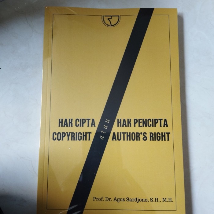 

Ready Stock Hak Cipta Atau Hak Pencipta Prof Agus Sardjono Packing Aman