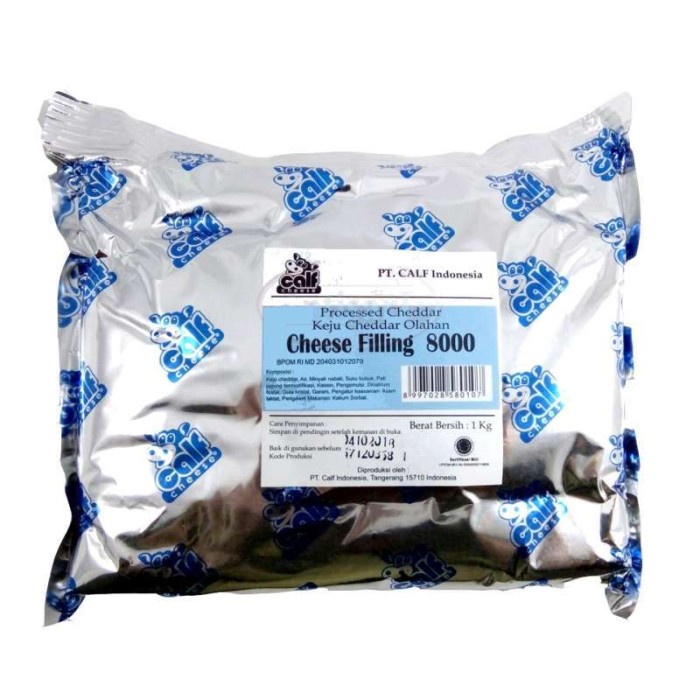 

(BestSeller) CALF CHEESE FILLING 8000 KEMASAN 1KG, KEJU CREAM ISIAN ROTI/CAKE