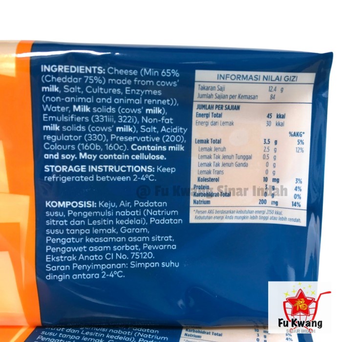

(BestSeller) Anchor Red Cheddar Cheese Slice 28 slice