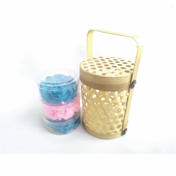

Toples bambu kue hampers souvenir anyaman bambu wadah rantang
