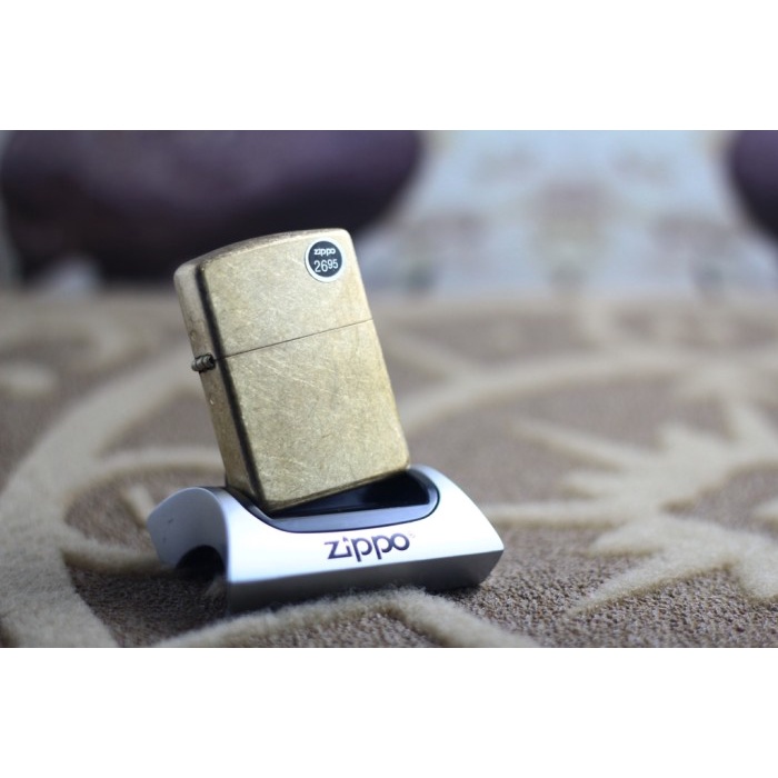 CASE ONLY  Zippo Armor Tumbled Brass 28496 GadgetHype