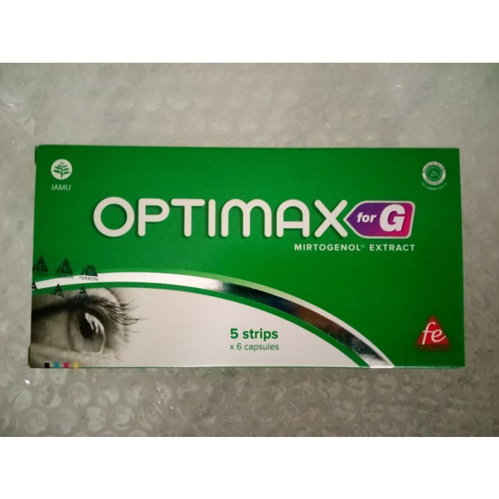 KirimHarisama- Optimax for G Vitamin Suplemen Kesehatan Mata Isi 5x6