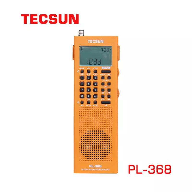 New Tecsun Pl-368 Full Band Radio Stereo Radio Ssb Dsp Radio Digital Demodulation Usb Charge