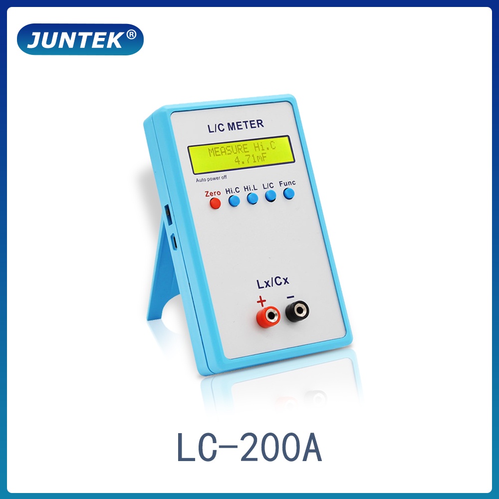 Juntek Lc-200A Digital Lcd Capacitance Inductance Meter Lc Meter 1Pf-100Mf 1Uh-100H