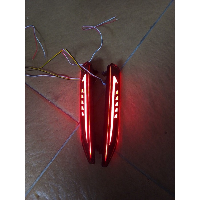 Lampu Reflektor / Lampu Mata Kucing Mobil CRV 2007 - 2010 Running
