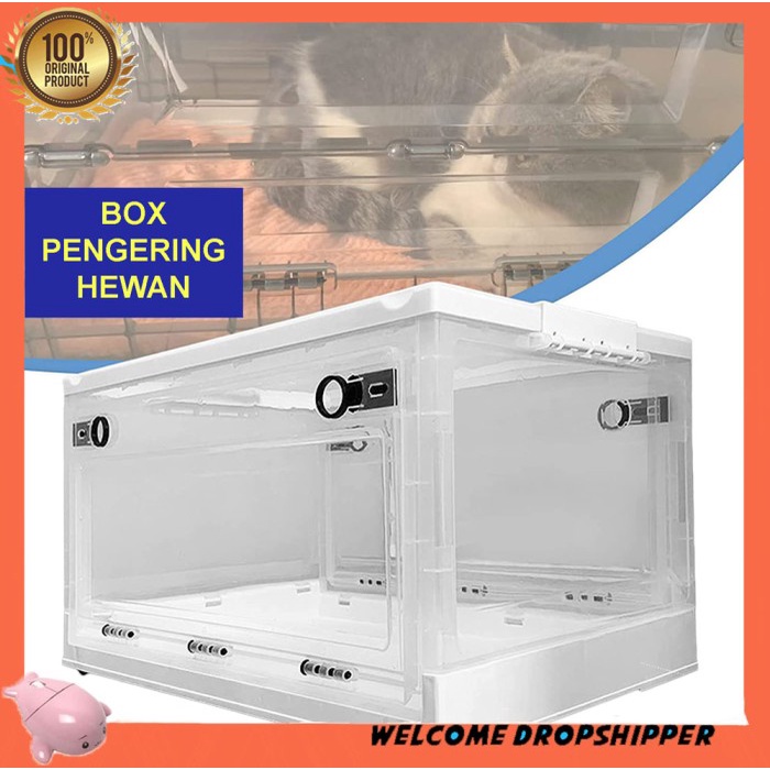 Terbaru Techmy Box Pengering Grooming Kucing Anjing Drying Box