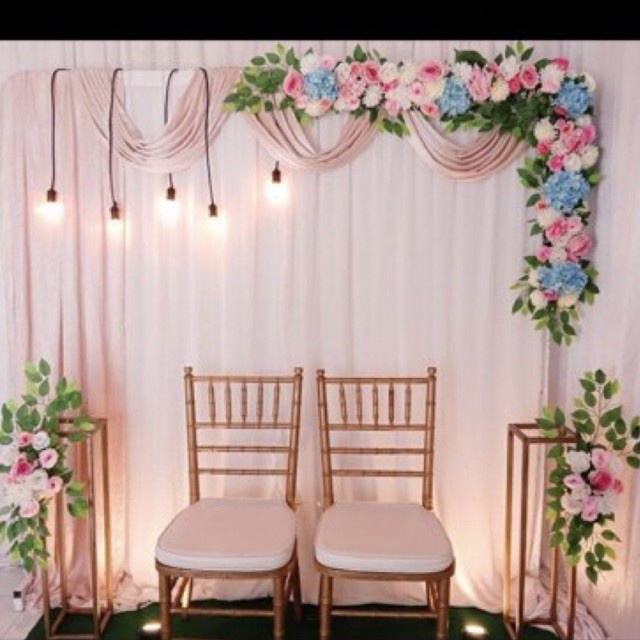 PROMO / kain dekorasi warna rosegold / kain dekor/ kain dekorasi/ dekorasi lamaran /dekorasi wedding