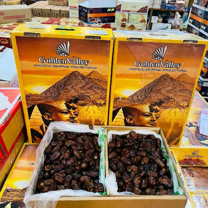 

Kurma Madu Mesir Golden Valley 1KG - Cemilan Basah - Manis, Kering, Food