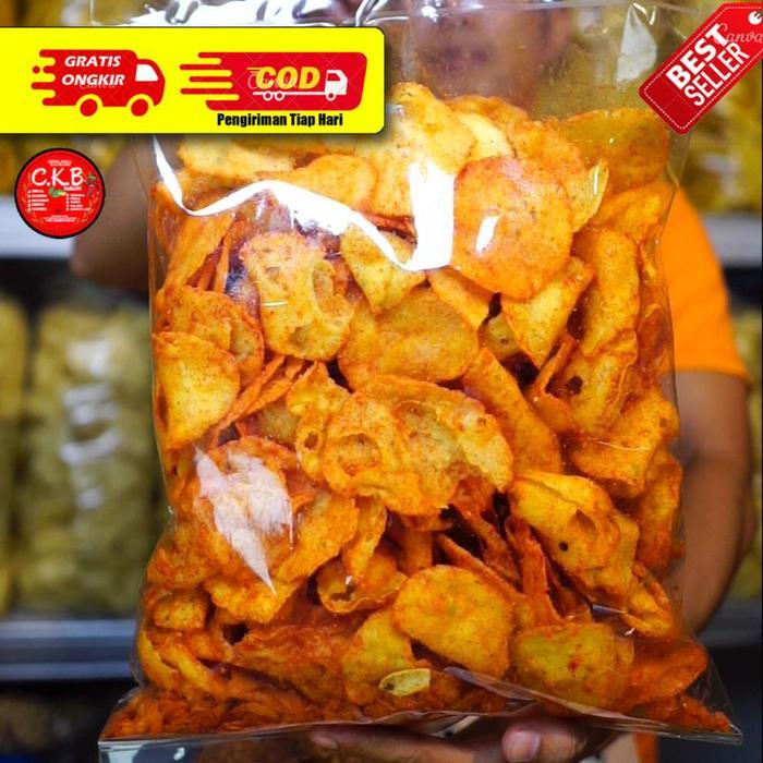

500GR Kecimpring PEDAS Bawang Daun, Comring, Makanan Camilan Cemilan Food / Snack