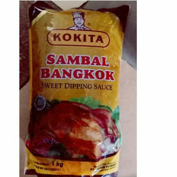 

KOKITA SAMBAL BANGKOK 1 KG SWEET DIPPING SAUCE DIMSUM ASAM MANIS