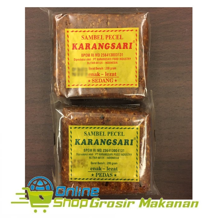 

Bumbu Pecel Karangsari Sambel Kacang Asli Blitar Sedang & Pedas