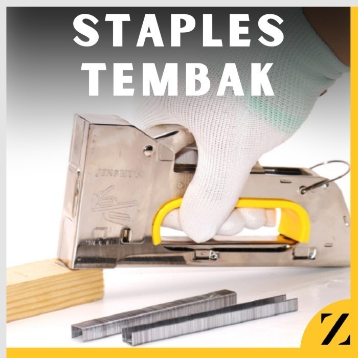 Alat Staples Tembak Stapler Tembak Guntacker Kayu Jok Kulit Motor KUAT