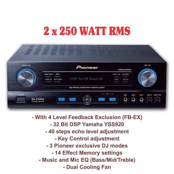 PREMIUM Pioneer Karaoke Amplifier