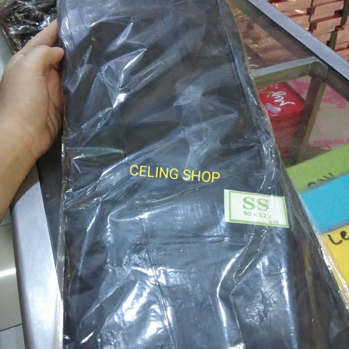 PREMIUM KANTONG PLASTIK POLYBAG SAMPAH JUMBO BESAR HITAM 90x120