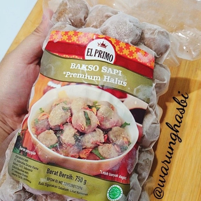 

Promo Terbatas El Primo Bakso Sapi Premium 750Gram Aman