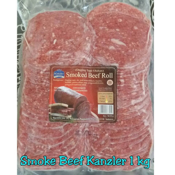 

Sale Terbatas Smoke Beef Kanzler 1 Kg Isi 50 Pcs Aman