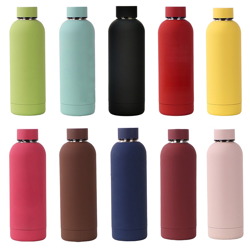 New Color Vacuum Flask Stainless Steel Portable Thermos Bottle Outdoor Sports Water Bottle Big Belly