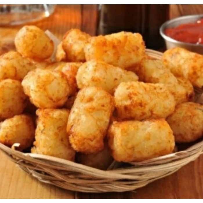 

Promo Terbatas Kentang Mccain Tater Tots / Kentang Pom Pom 2.27 Kg Aman