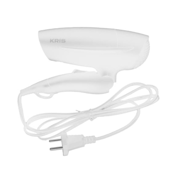 Kris Hair Dryer Travel 600 Watt - Putih / Travel Hair Dryer White 600W