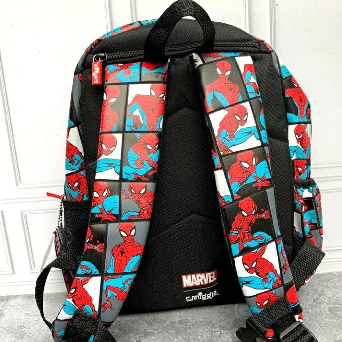 Tas Smiggle Backpack Spiderman Hoodie Marvel