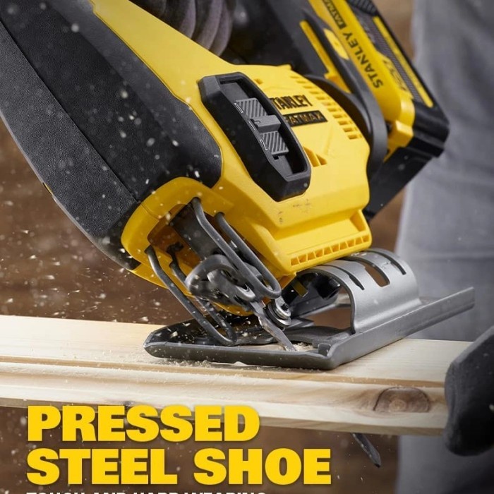 Stanley Scj 600 Mesin Jigsaw Potong Kayu Cordless Baterai 20 V Fatmax