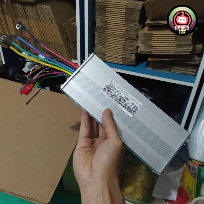 Controller 36V 48V 1000W Bldc Brushless Kontroler Selis Motor Listrik {Ready High Quality Best